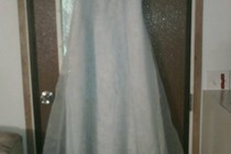 blue prom dress