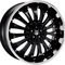 26 TIS wheels rims black chrome ESCALADE YUKON ARMADA QX56