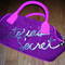 victorias secret velvet with gold heart charm