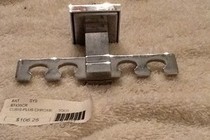 Valsan Cubis Plus Chrome ToothBrush Hold