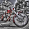 Custom Chopper Motorcycle