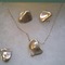 Tiffany's carved heart pendent and earring set