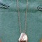 Tiffany's carved heart pendent and earring set
