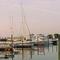 Nearby marina...