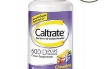 90 ct. Caltrate 600 Plus D Calcium Supplement Chewables