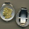 Gorgeous 2-Toned “Gold on Silver” Silver dollar Money clip