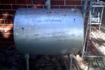 Fuel oil tank approximately 100-150 gals