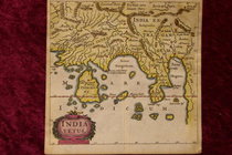 1686 map of India & Sri Lanka