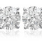2 Carat White Topaz Sterling Silver Stud Earrings
